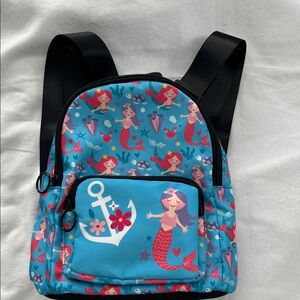 🧜🏻‍♀️ Kids Mermaid Print Backpack - Blue